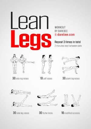 lean legs workout lower